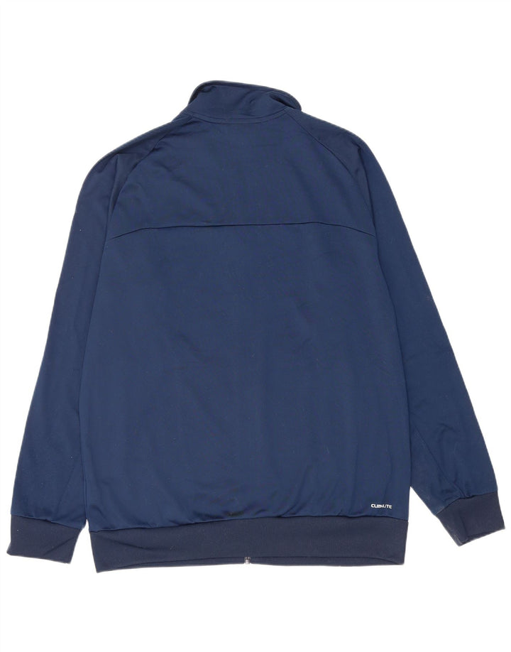 Adidas Veste de survêtement pour homme UK 42/44 Large Bleu marine Polyester