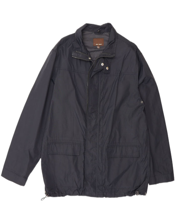 Zara Veste utilitaire pour homme UK 40 Large Bleu Marine Nylon