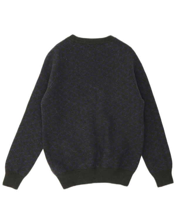 Reiss Pull col bateau pour femme UK 44 Vert moyen Argyle/Diamant
