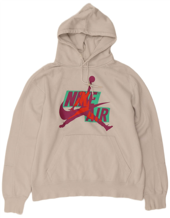 Jordan Pull à capuche graphique pour homme Blanc moyen
