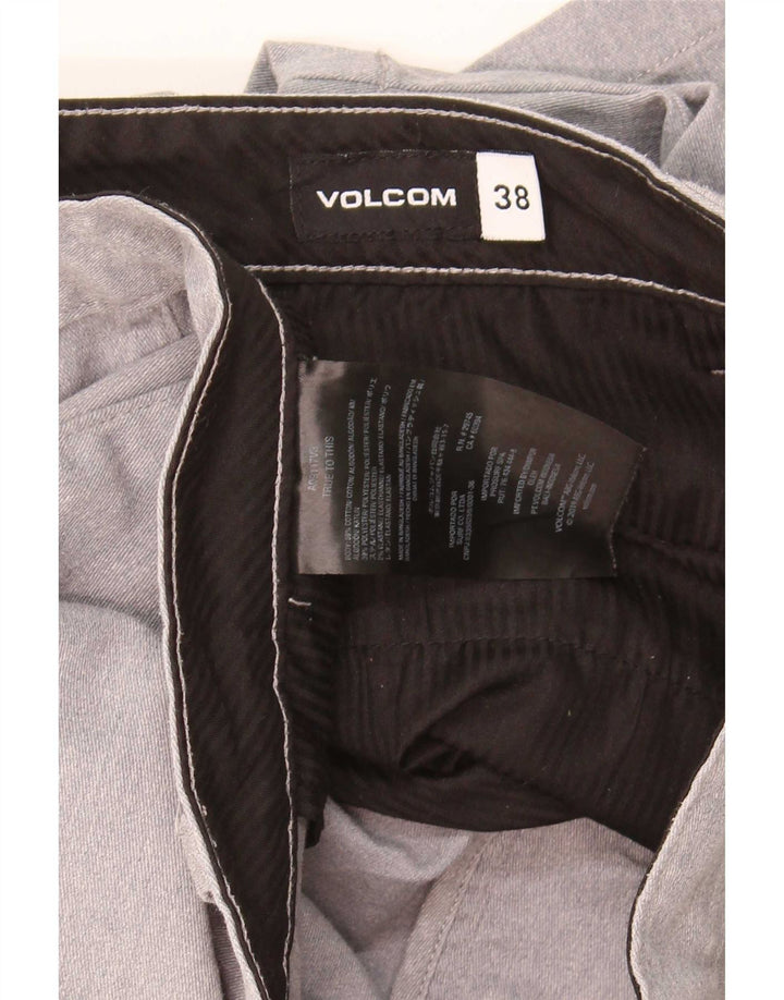 Volcom Short Chino Homme W38 XL Gris Coton