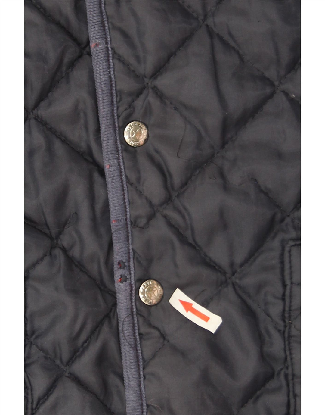 vintage Mens Réversible Gilet UK 38 Moyen Rouge Géométrique