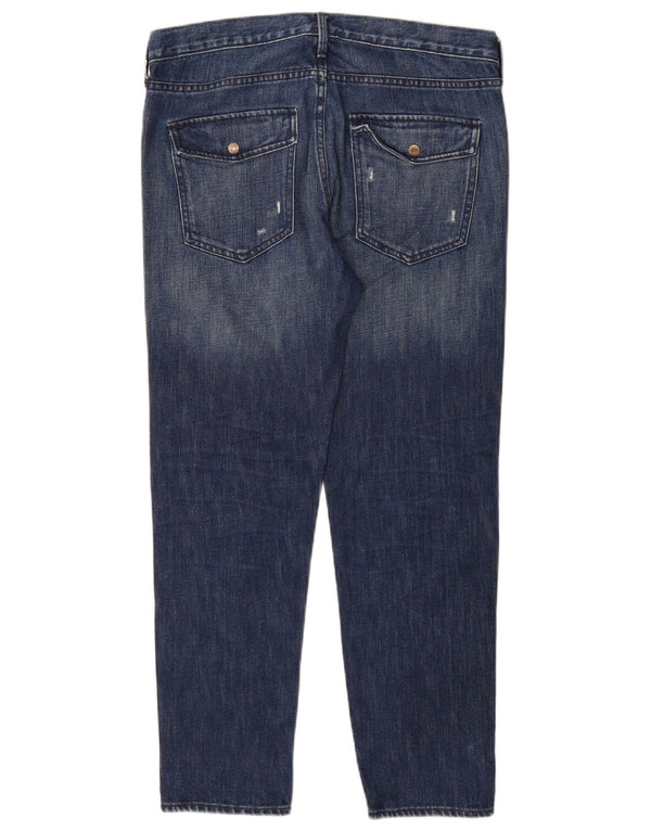 Gap Womens Boyfriend Slim Jeans US 6 Medium W28 L28 Bleu Coton