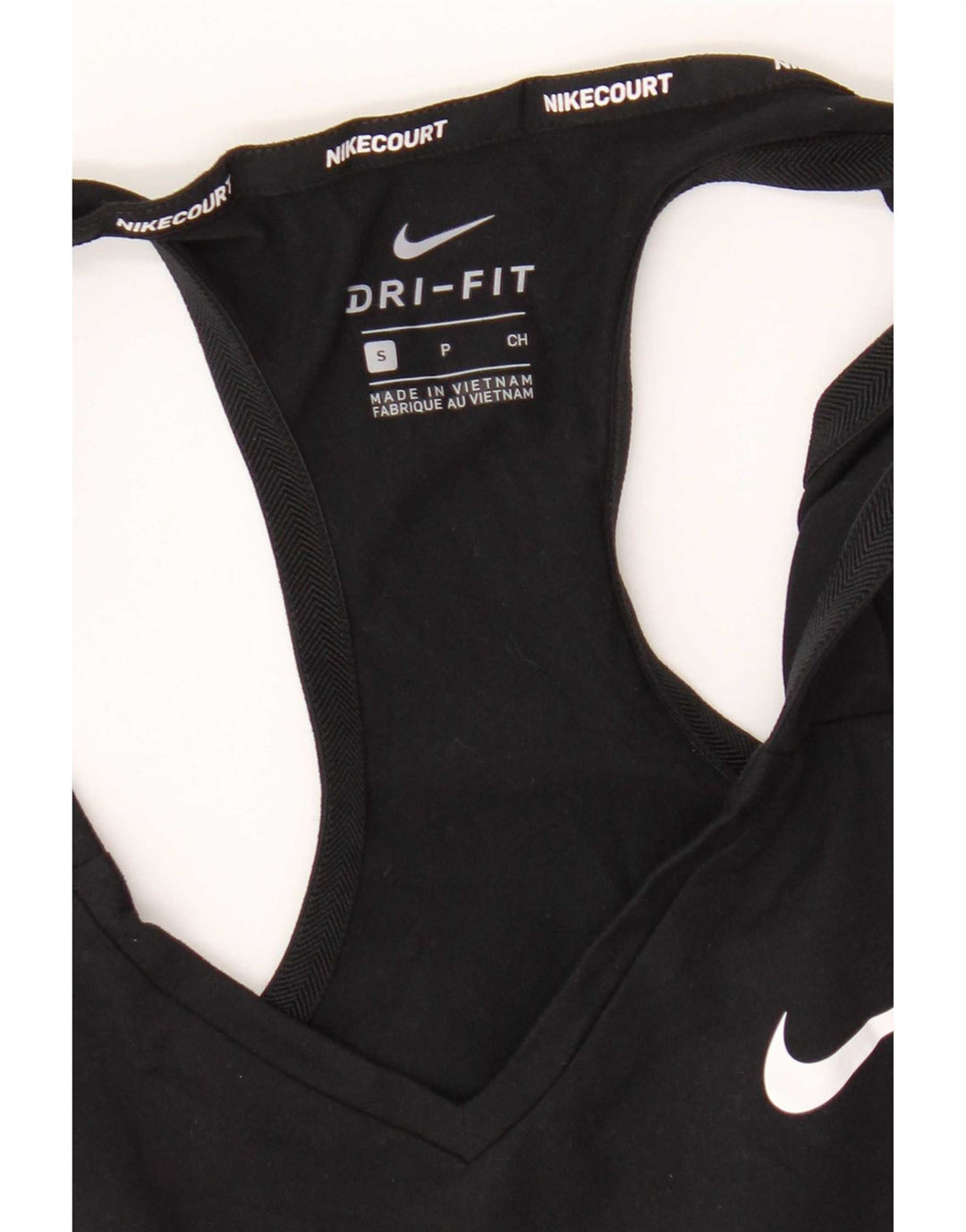 Nike Dri Fit Débardeur pour femme UK 8 Petit Noir