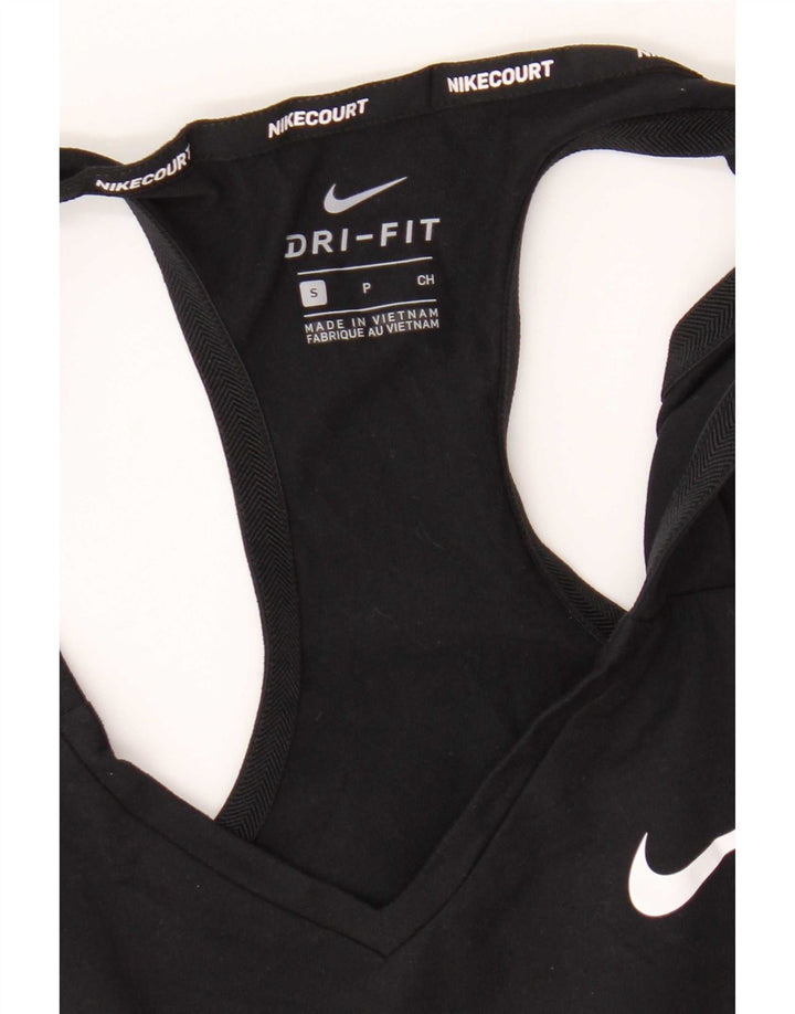 Nike Dri Fit Débardeur pour femme UK 8 Petit Noir
