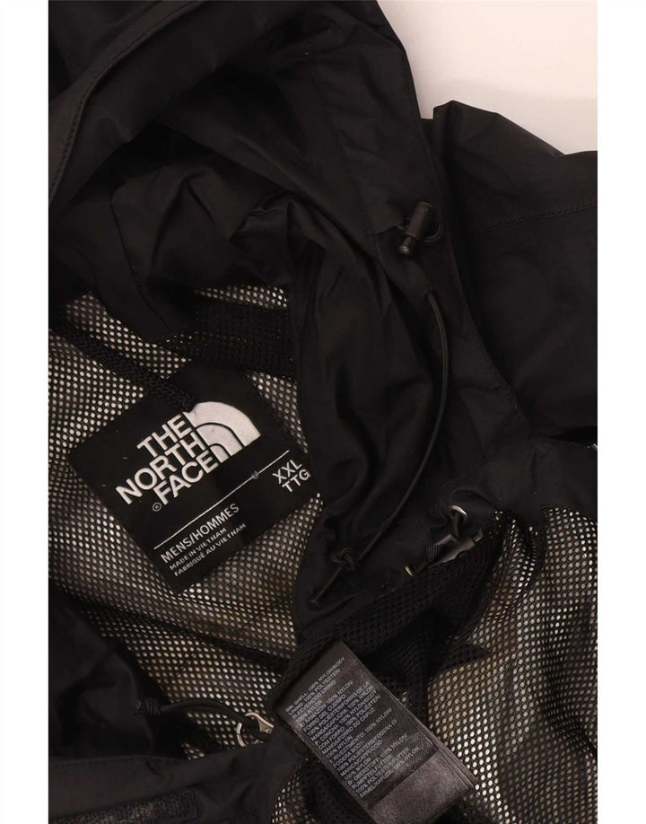 The North Face Veste de pluie à capuche pour femme UK 44 2XL Noir Polyester