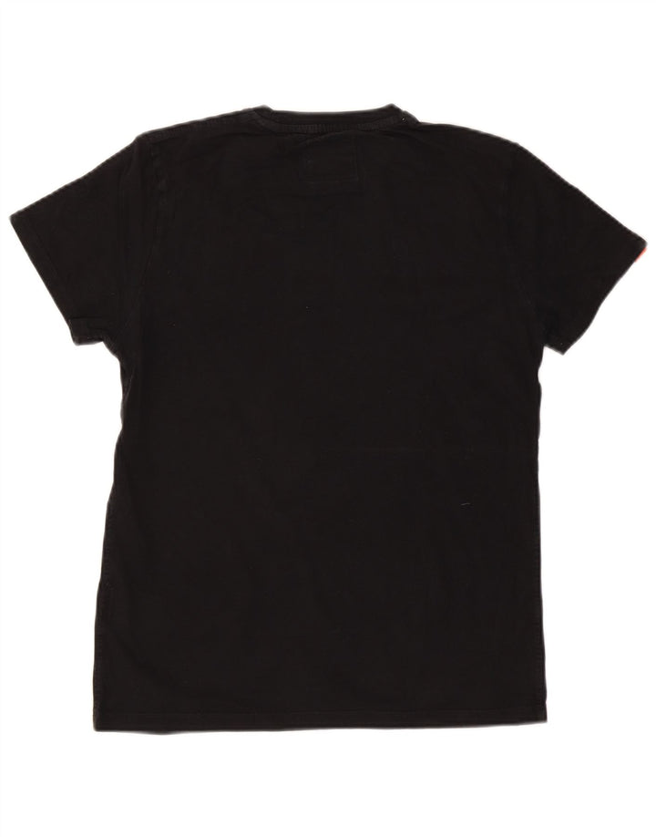 SUPERDRY T-Shirt Homme Noir Moyen Coton