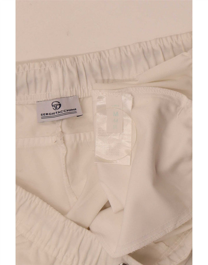 Sergio Tacchini Short de sport pour femme IT 44 Polyester blanc moyen