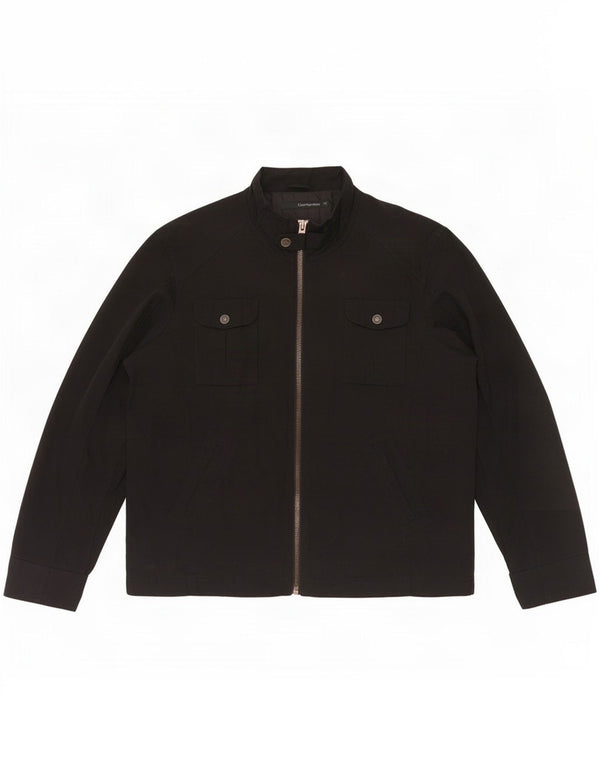 Calvin Klein Jeans Veste Bomber Homme UK 44 2XL Coton Noir