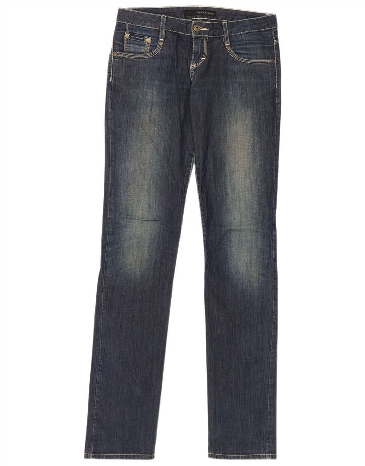 Calvin Klein Jean Slim Femme W26 L33 Bleu Coton