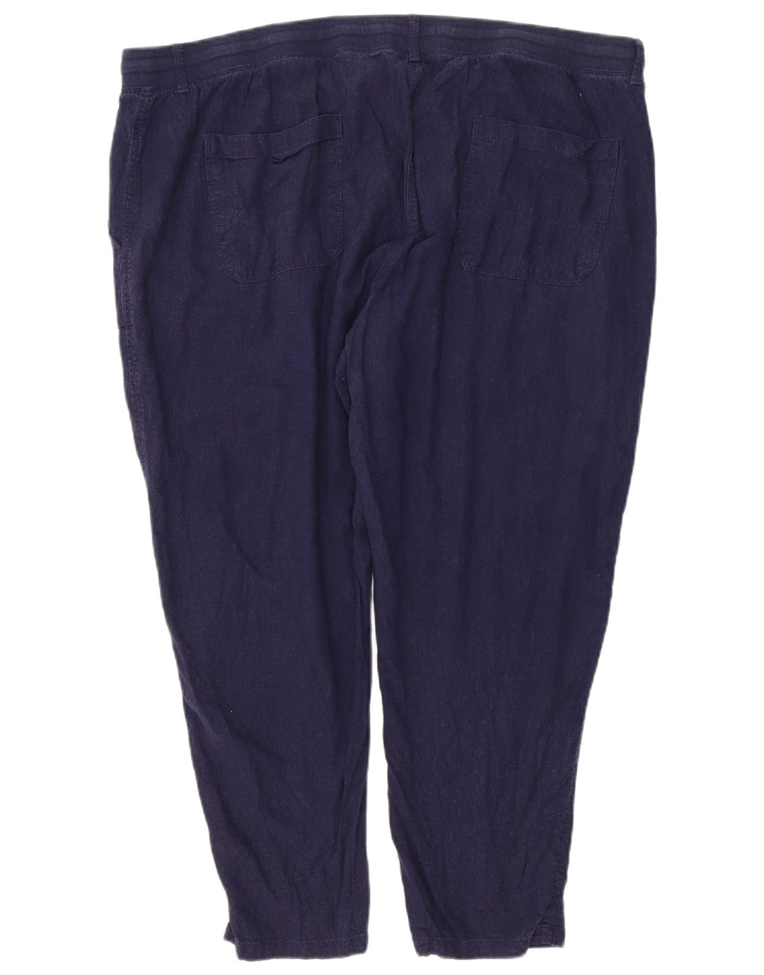 Marks & Spencer Pantalon Chino Slim Femme W46 L26 Bleu Marine