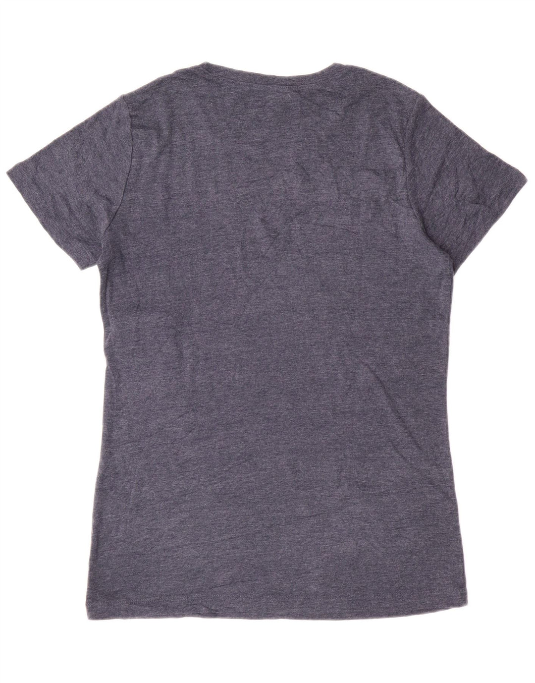 Eddie Bauer T-Shirt Femme Top UK 14 Large Bleu Marine Coton