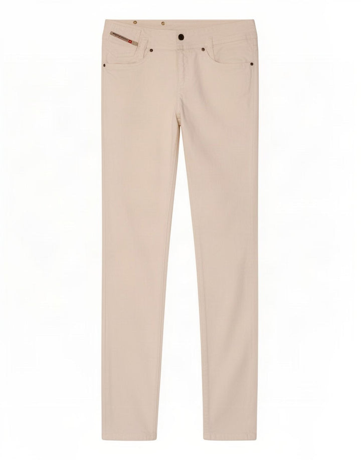 Jean Slim Femme Diesel W28 L33 Coton Blanc