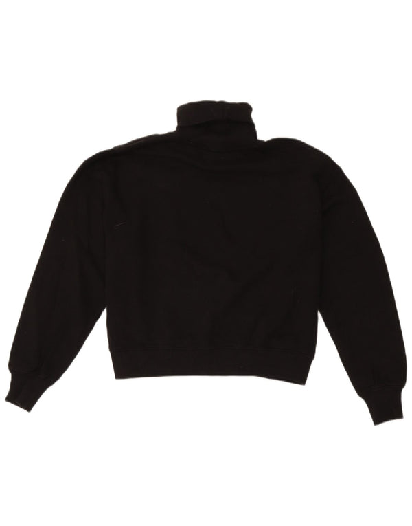 Calvin Klein Jeans Sweat-shirt court pour femme UK 10 Petit Noir