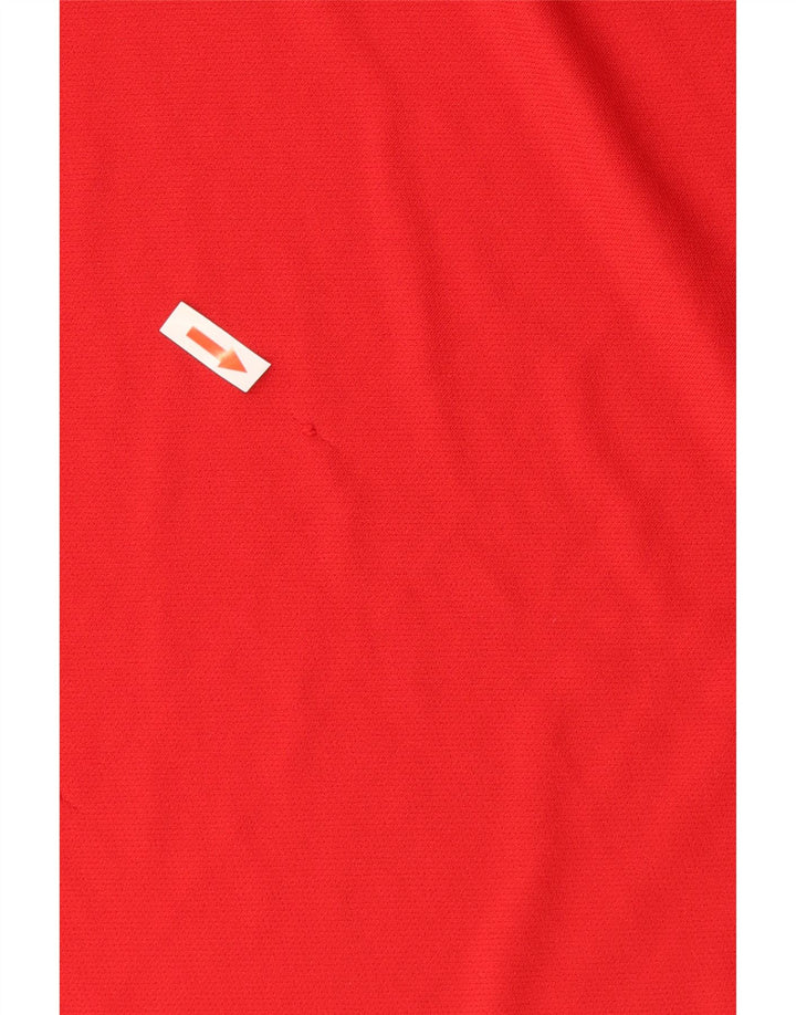 Nike T-shirt Dri Fit pour homme UK 34/36 Petit Rouge Polyester