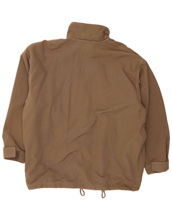 Nike Veste coupe-vent coupe ample pour homme UK 45/47 XL Marron Nylon