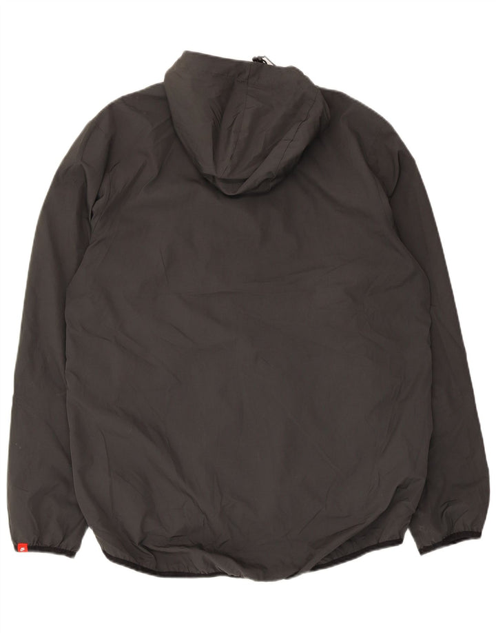 Nike Veste de pluie à capuche pour homme UK 38 Medium Noir Polyester
