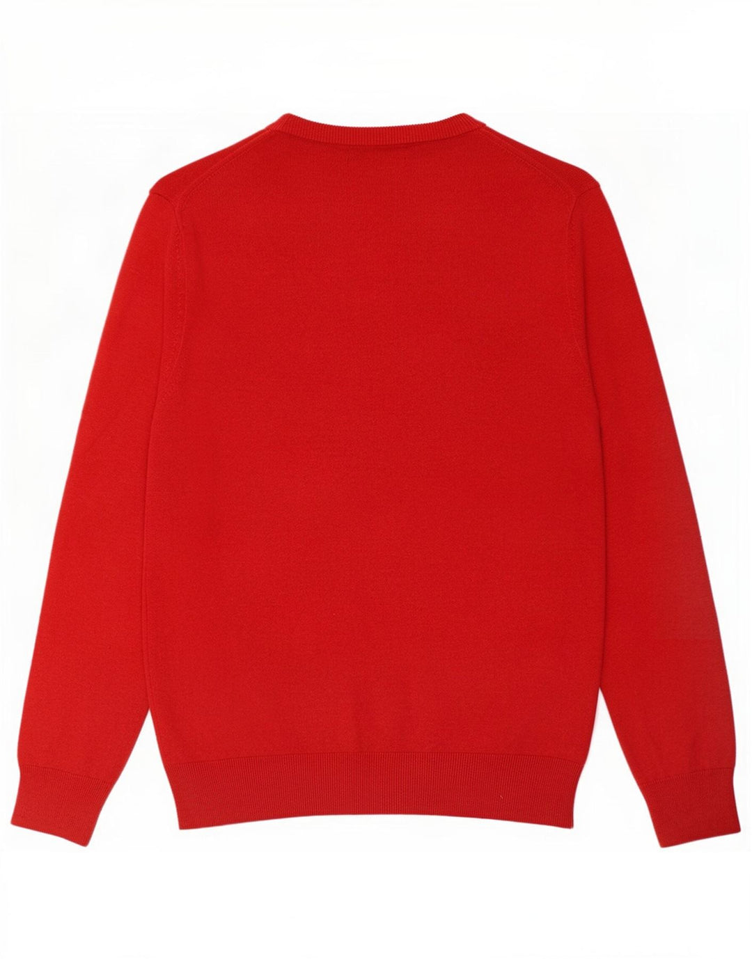 Marks & Spencer Pull col V pour homme en coton rouge Taille L