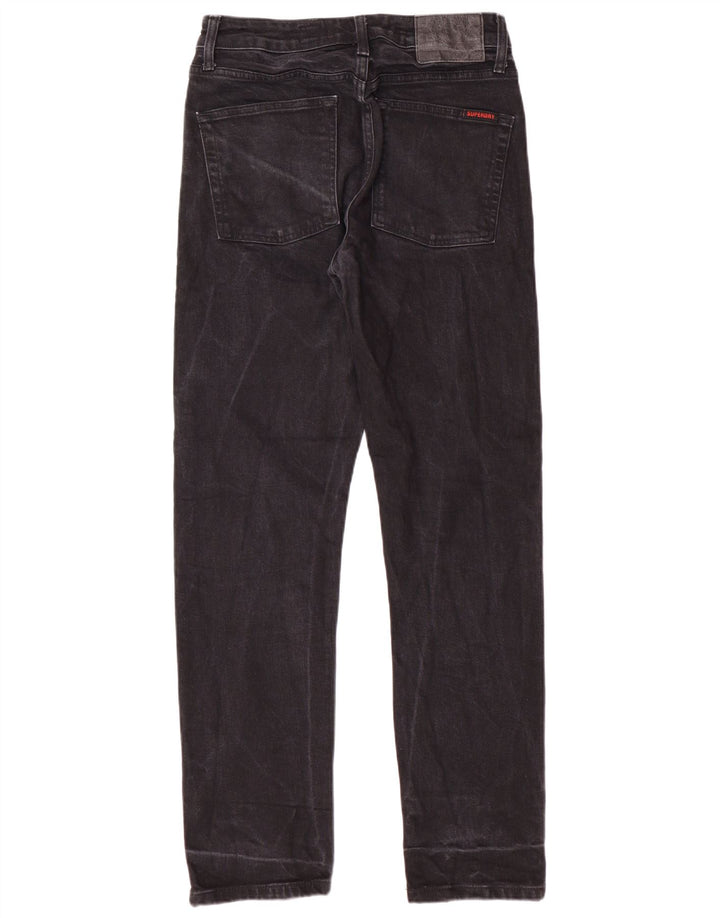 SUPERDRY Jean droit homme W30 L30 noir coton