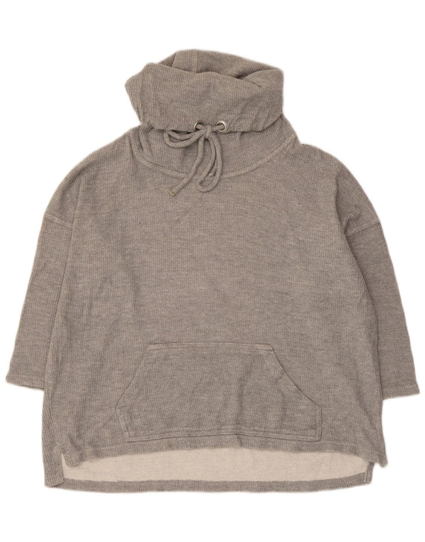 Zara Pull surdimensionné à manches 3/4 pour femme UK 14 Gris moyen