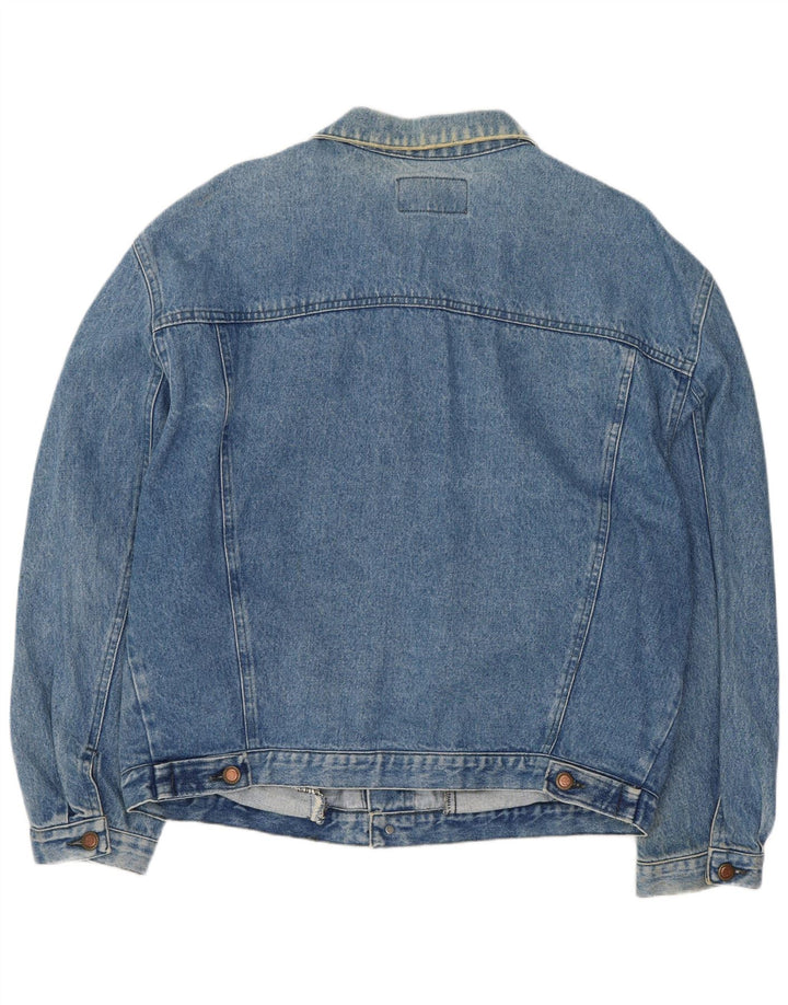 BILLY JEANS Veste en Jean Homme IT 48 Bleu Moyen Coton