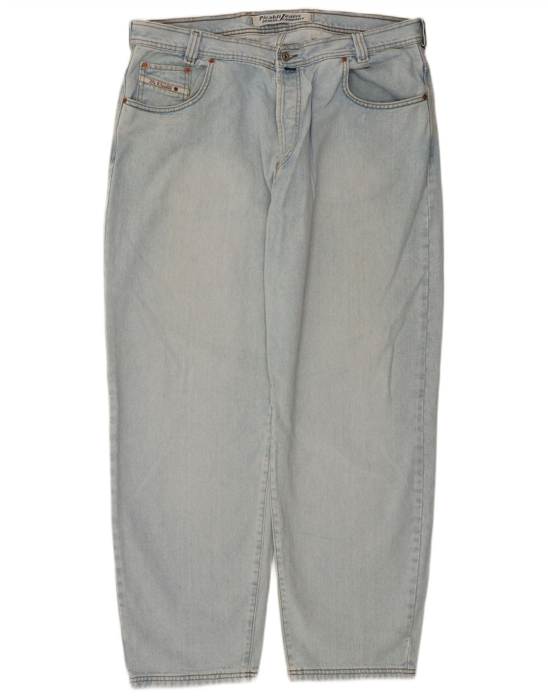 PICALDI Jean ample homme W40 L32 bleu coton