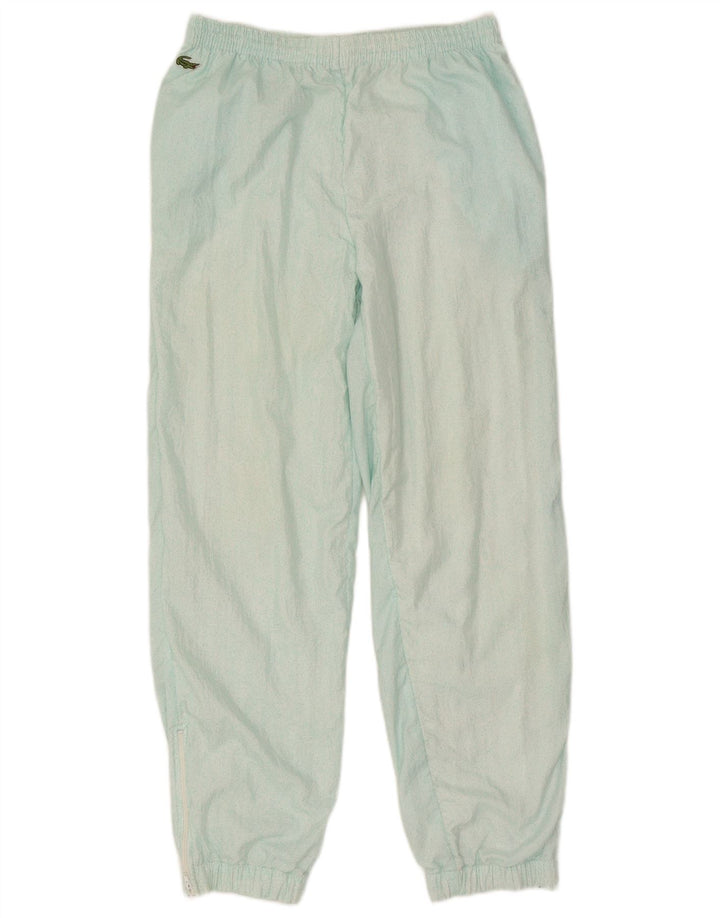 Lacoste Pantalon de survêtement pour homme Taille 46 Large Turquoise Polyamide