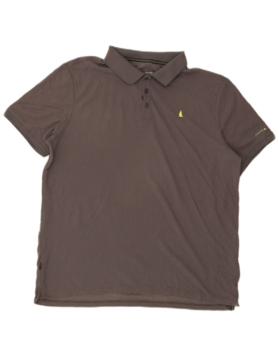 MUSTO Polo Homme XL Gris Polyamide