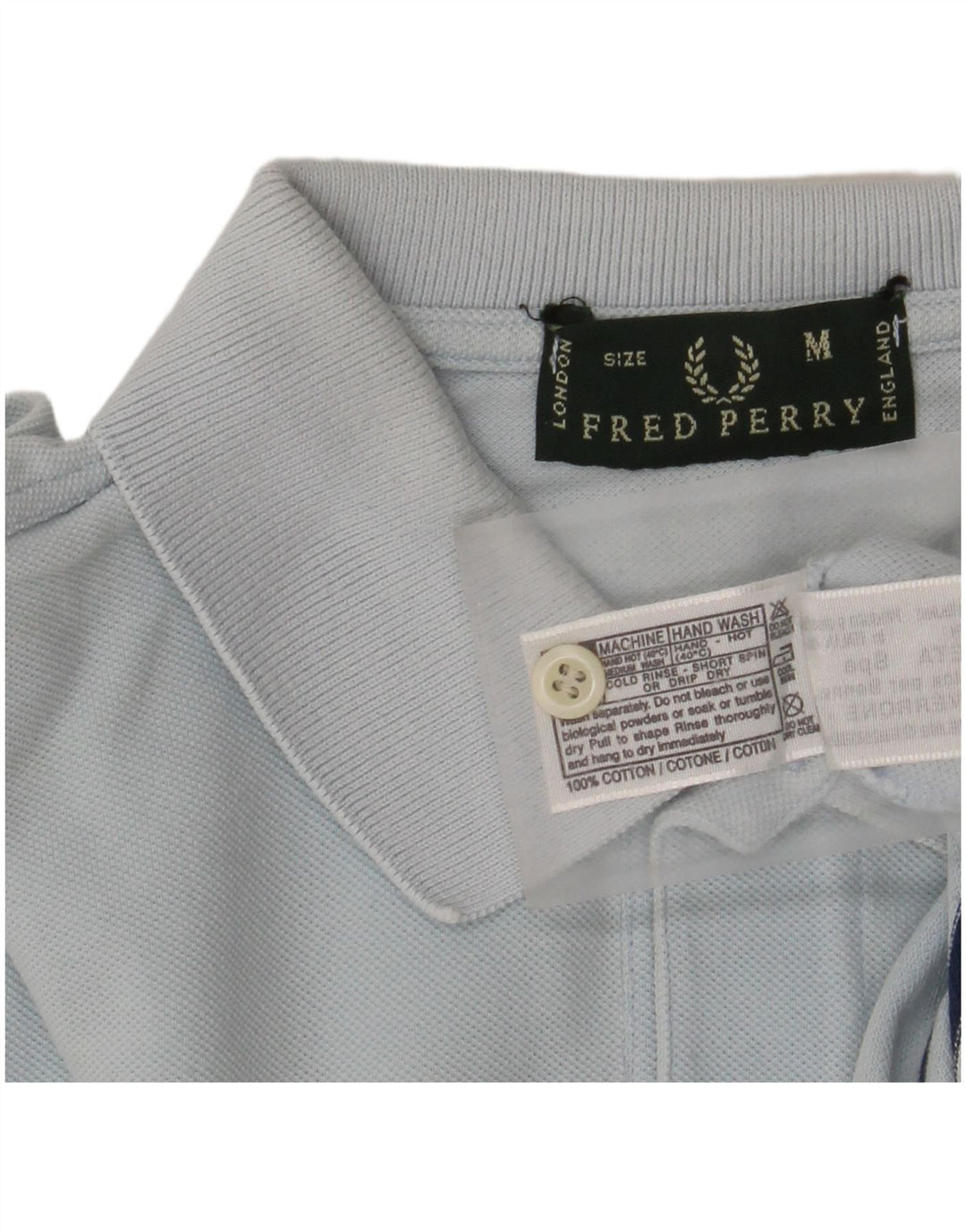 Fred Perry Polo Homme Bleu Moyen Rayé Coton