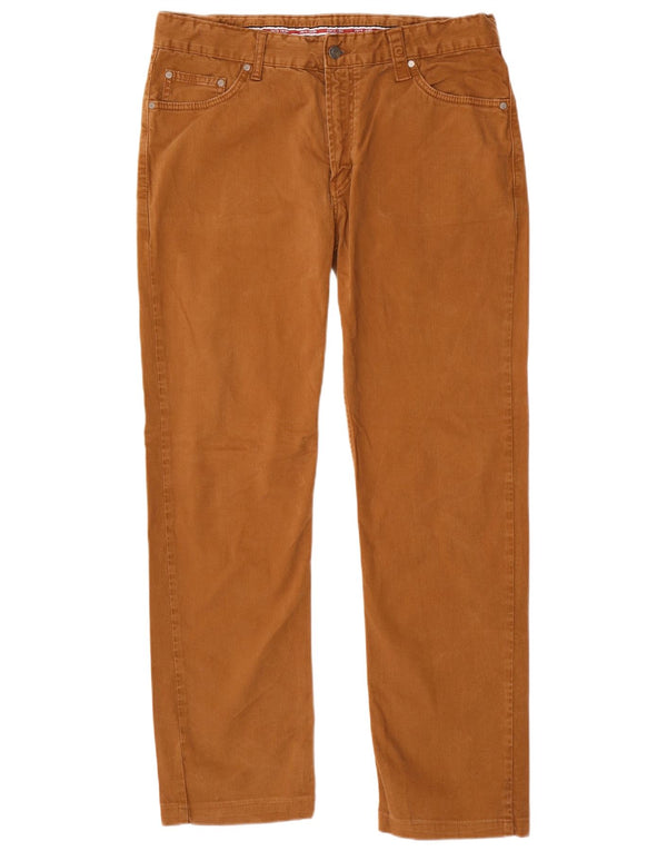 Pierre Cardin Pantalon décontracté droit pour homme IT 46 Small W34 L30 Marron