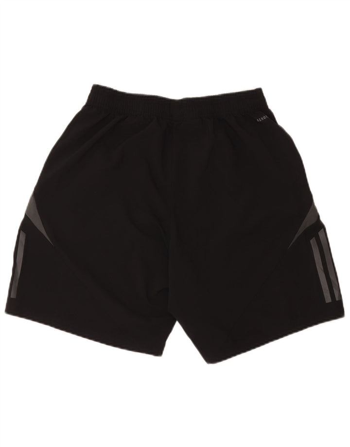 Adidas Short de sport graphique pour homme en polyester color block noir moyen
