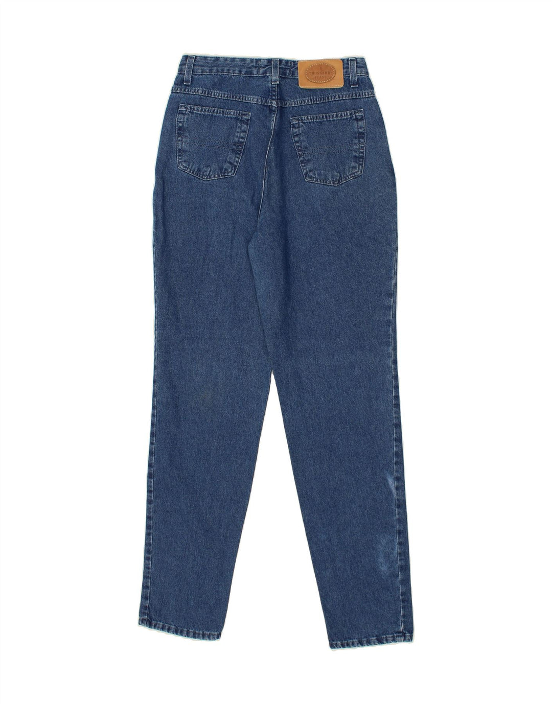 TRUSSARDI Womens Slim Jeans W32 L32 Blue Cotton Vintage Trussardi and Second-Hand Trussardi from Messina Hembry 