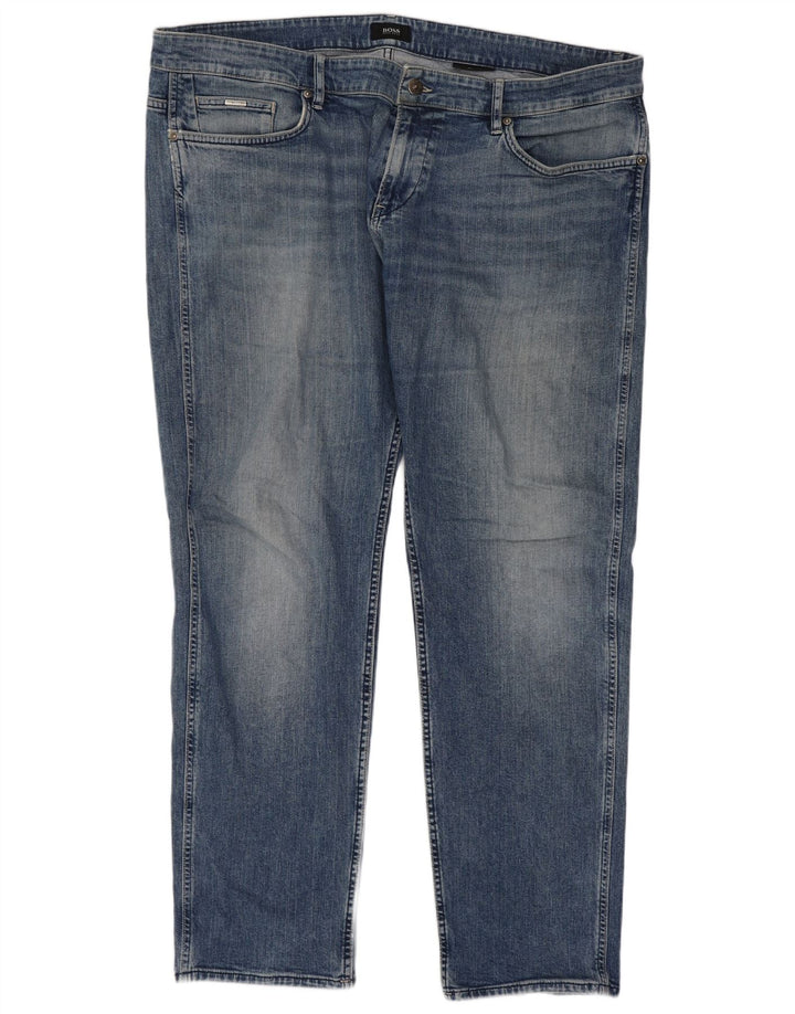 Hugo Boss Jean Slim W40 L32 Bleu Coton Homme