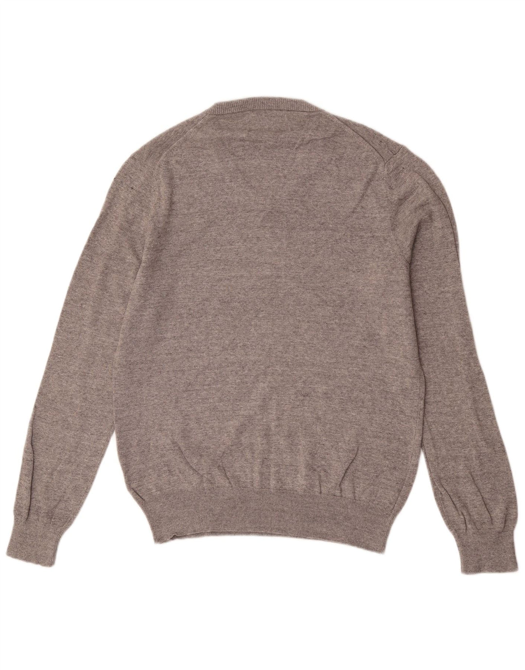 Marks & Spencer Pull col V pour homme en coton gris Taille L