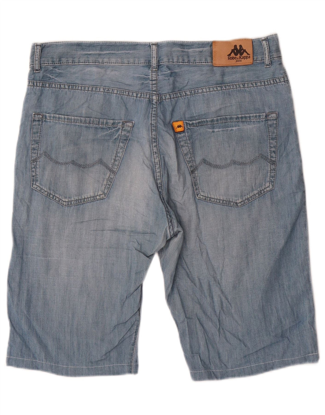 Kappa Short en Jean Perfect Fit W33 Homme Bleu Moyen Coton