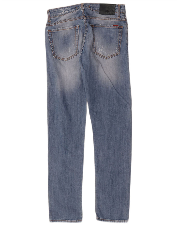 Liu Jo Jean slim vieilli W30 L32 en coton bleu pour homme