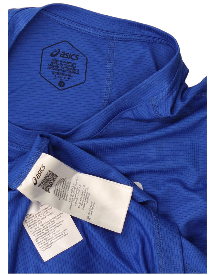 Asics T-Shirt Homme Haut Petit Bleu Polyester