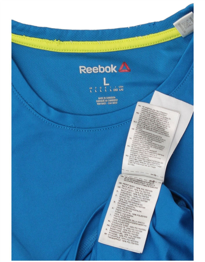 Reebok Débardeur Homme Grand Bleu Polyester
