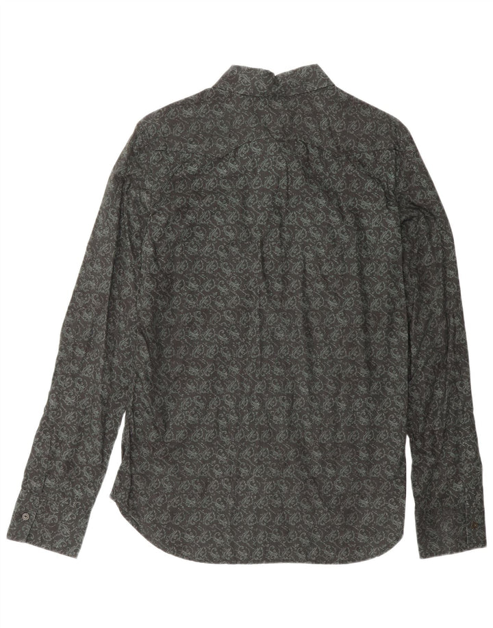 Diesel Chemise Homme Noir Moyen Paisley Coton