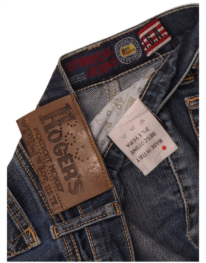 Roy Rogers Jean Slim Femme W27 L32 Bleu Marine Coton