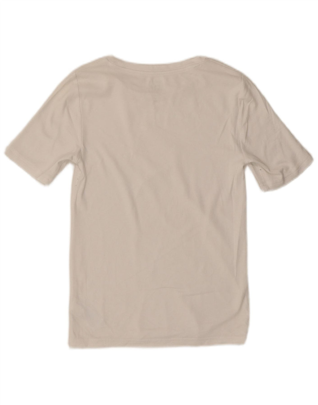 GAP T-shirt coupe moderne pour femme UK 12, coton blanc moyen