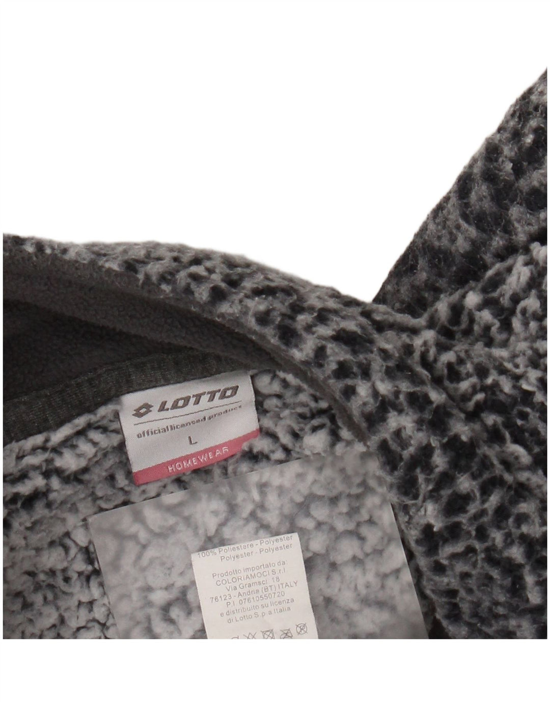 Lotto Veste Polaire Femme UK 16 Large Gris Polyester
