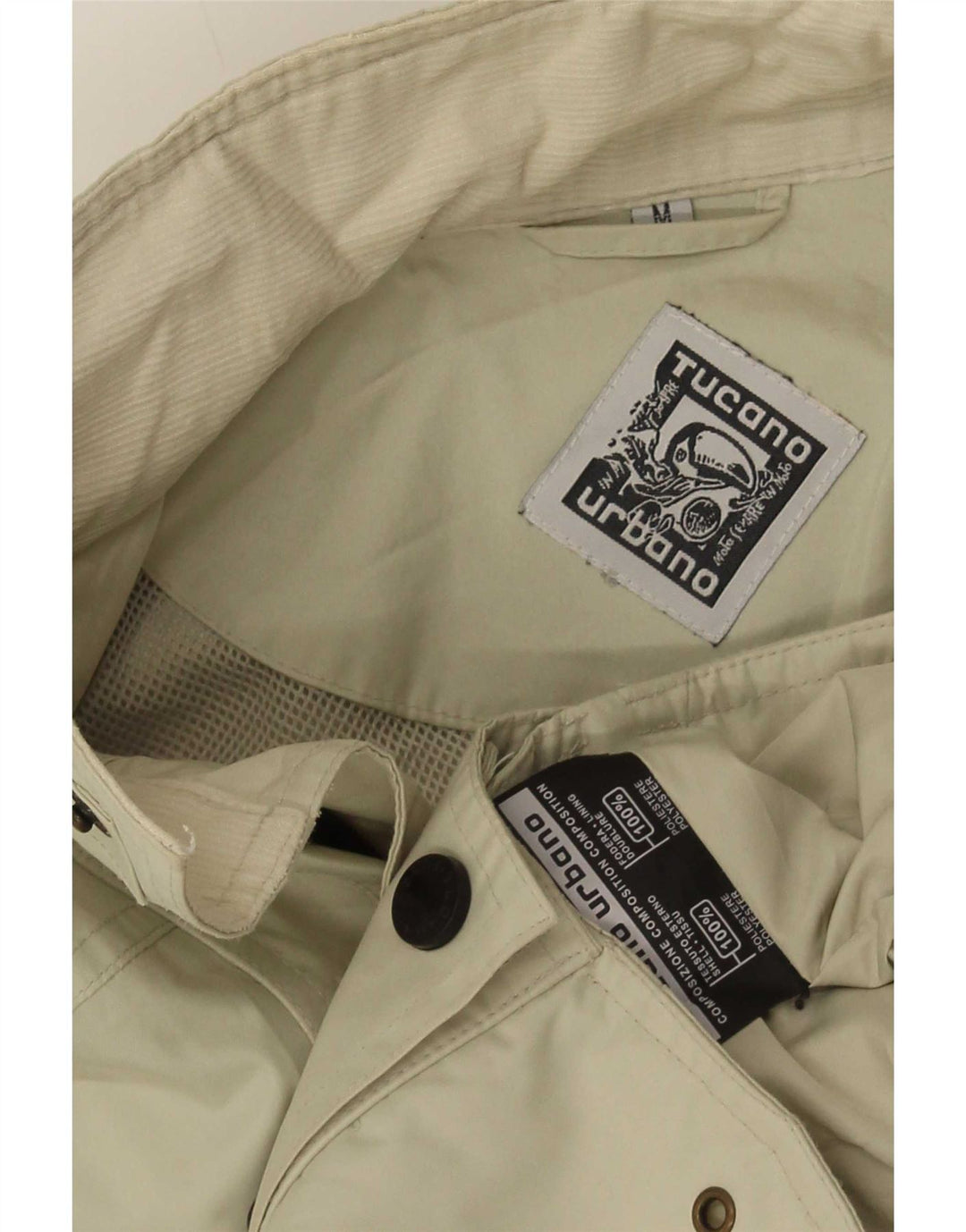 Tucano Urbano Veste Racer Homme UK 38 Beige Moyen Polyester