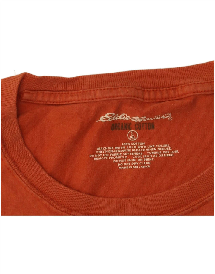Eddie Bauer T-shirt graphique pour homme en coton orange