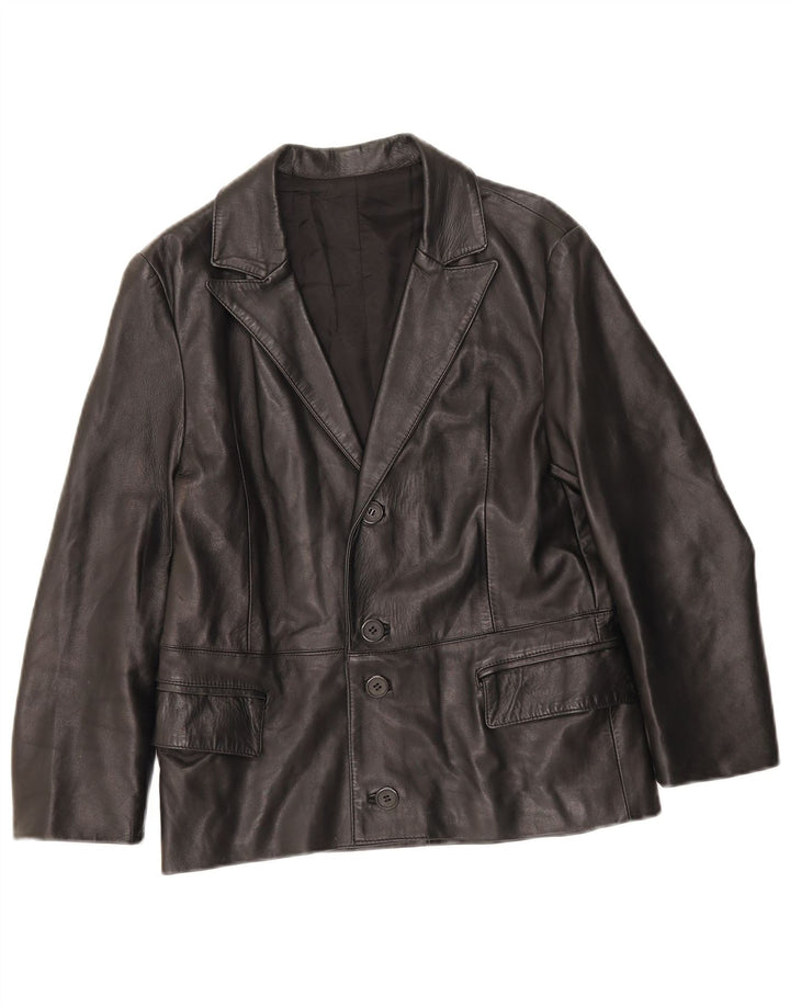 vintage Homme 4 Bouton Blazer Veste UK 34 XS Noir