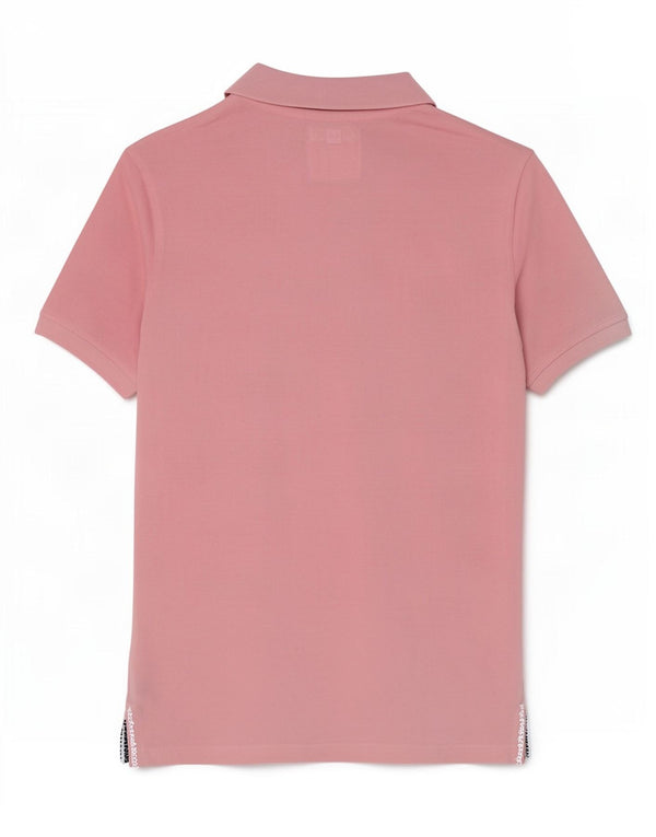 Crew Clothing Polo Homme Coton Rose Moyen