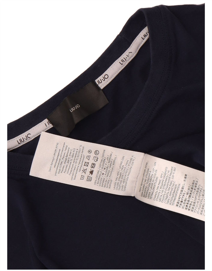 Liu Jo T-Shirt Top Bleu Marine Moyen Homme
