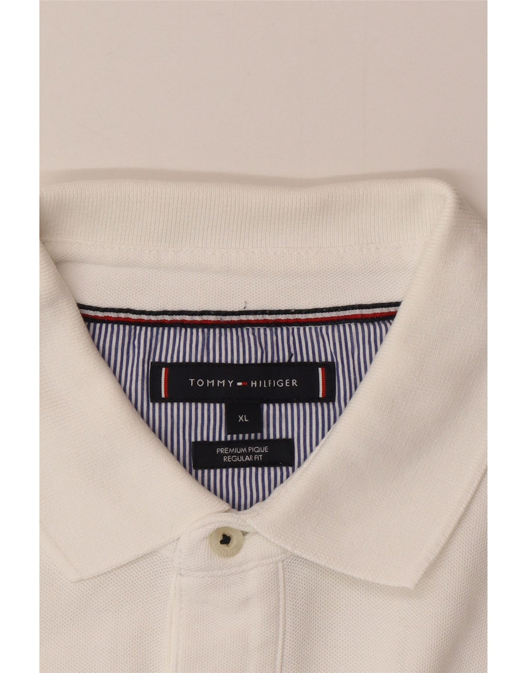 Tommy Hilfiger Polo Regular Fit Homme Blanc XL