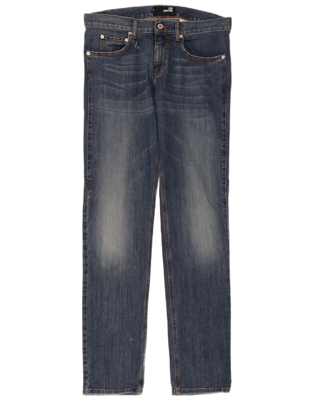 MOSCHINO Jean droit homme W34 L34 bleu coton