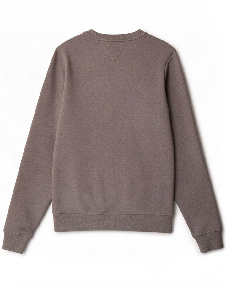 Tommy Hilfiger Sweat-shirt graphique pour hommes en coton color block petit gris